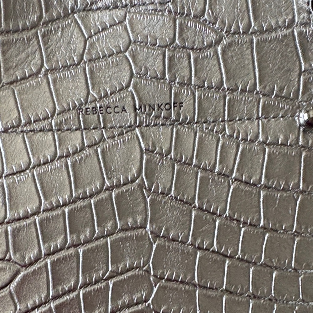 Rebecca Minkoff Metallic Silver Mini Bag - Picture 2 of 9